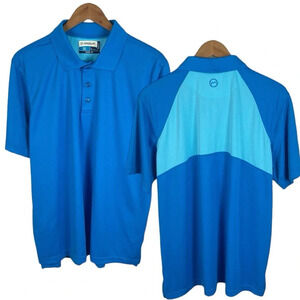 PO141 Mens Magellan Outdoor Mag Wick Loose Fit Fish Gear Polo Shirt L